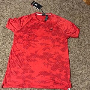Men’s spyder active short sleeve shirt